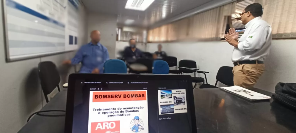 TREINAMENTO EM BOMBA PNEUMÁTICA
